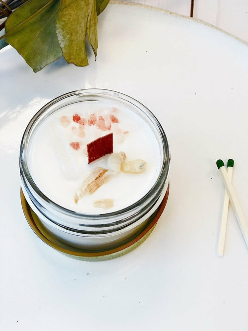 Space Clearing Candle/ Intention Candle / Organic Soy Candle / Candle ferrersa