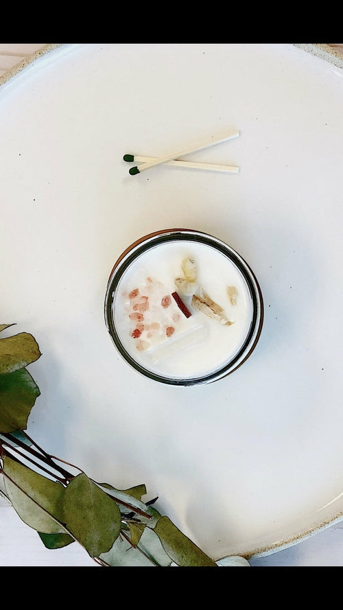 Space Clearing Candle/ Intention Candle / Organic Soy Candle / Candle ferrersa