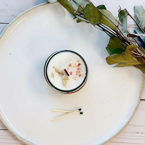 Space Clearing Candle/ Intention Candle / Organic Soy Candle / Candle ferrersa