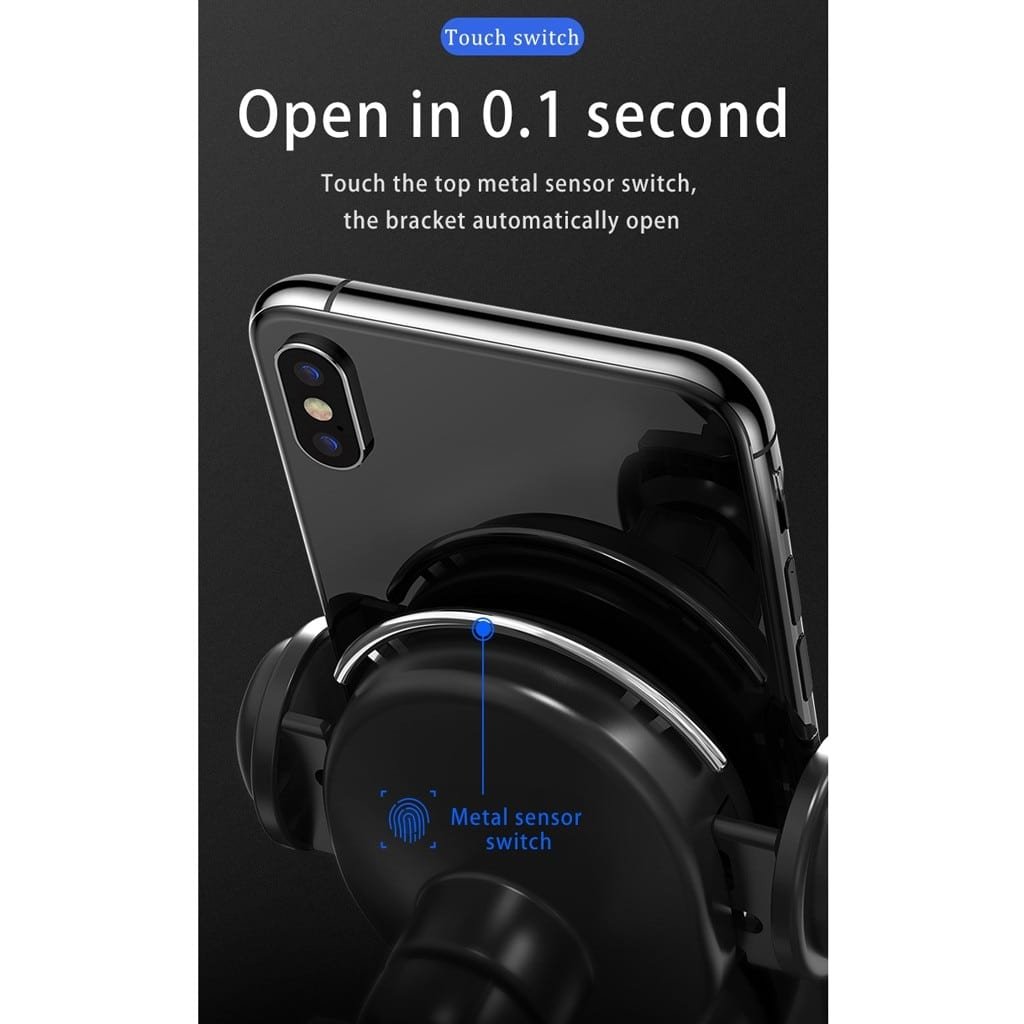 10W Wireless Automatic Clamping Mount Fast Charger For Your Car DC-THE CEO